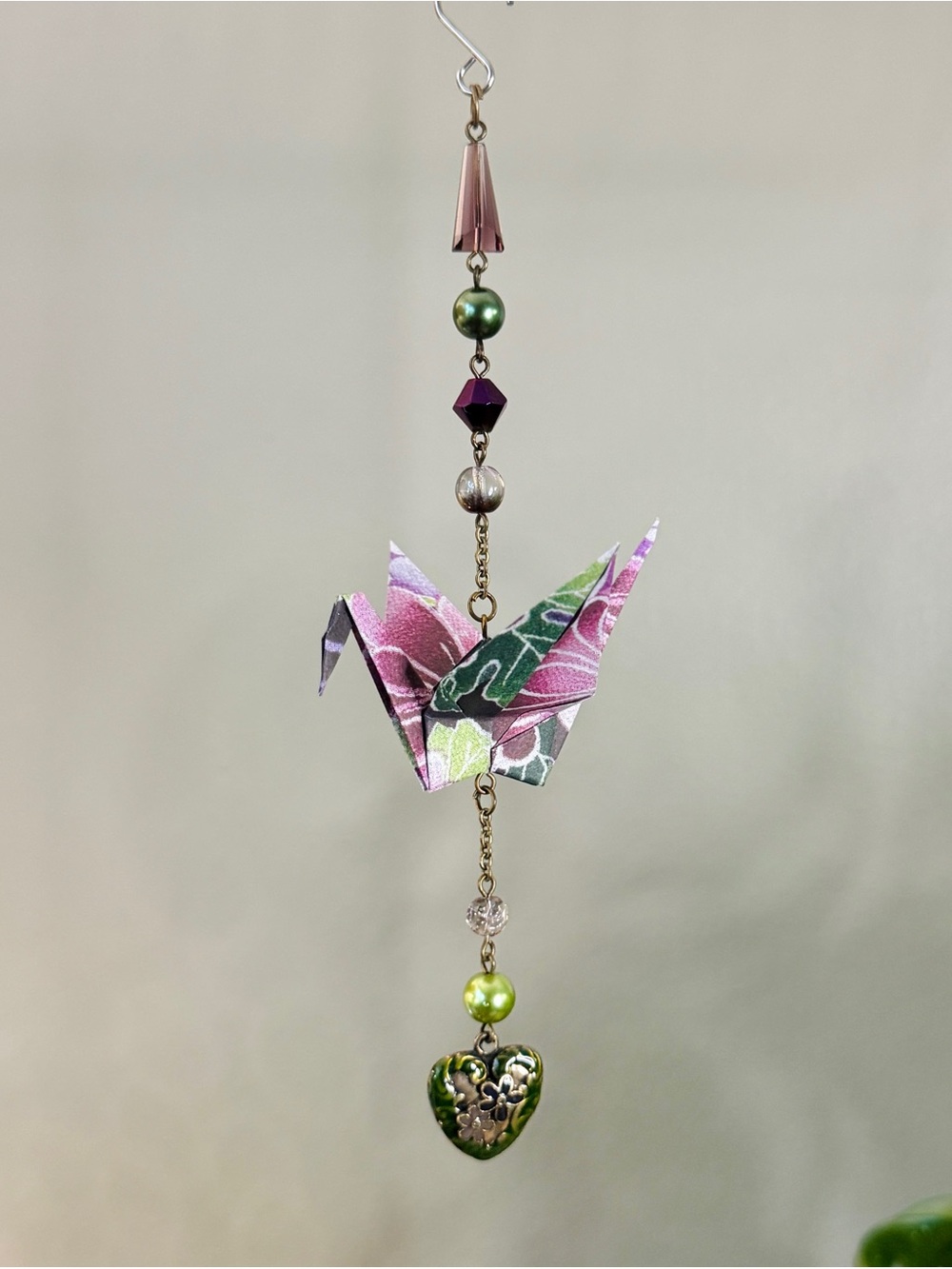 Origami Ornament #2576 - Medium Paper Crane